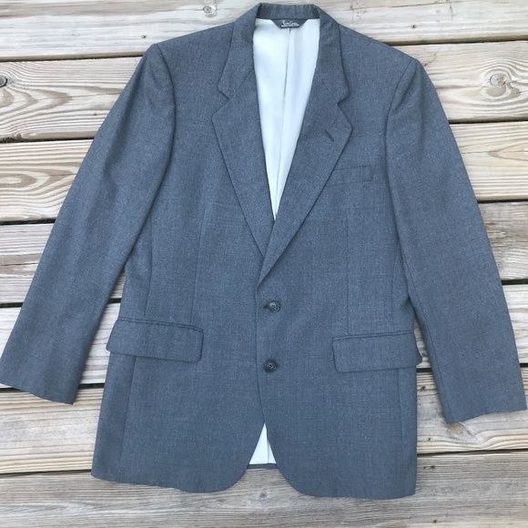 Pierre Cardin Men Blazer Gray 
